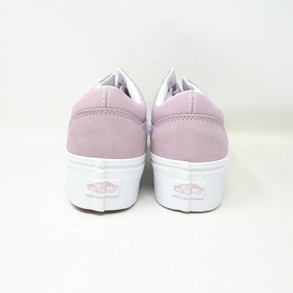 Vans Old Skool Stackform Platform Shoe Sneaker Lilac Purple Womens US Size NEW - Picture 6 of 11